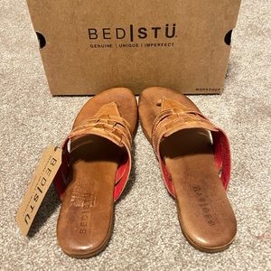 NEW IN BOX Bed Stu Yoli sandal. Tan rustic size 9.5